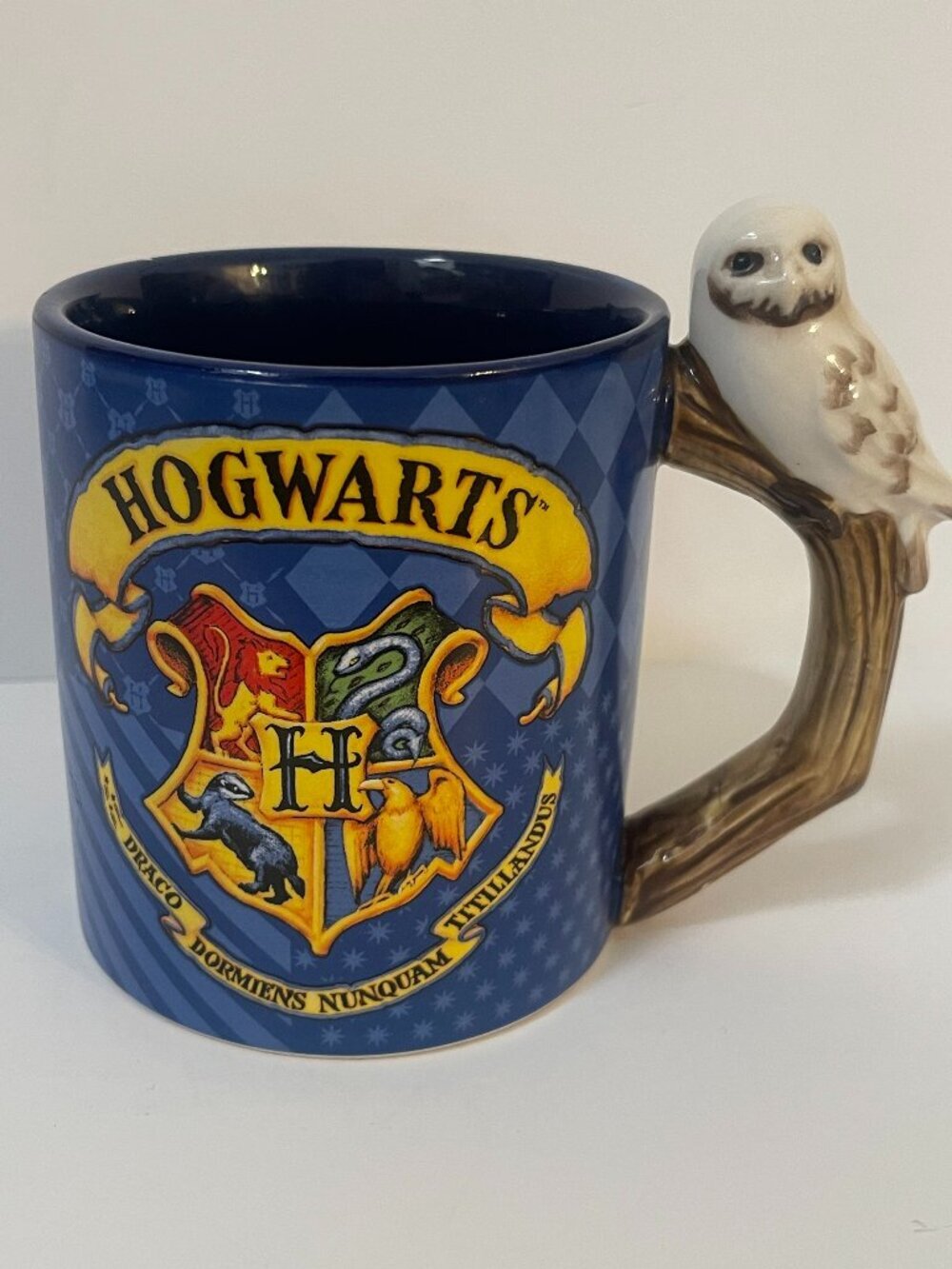 Harry Potter Hogwarts Hedwig Owl Handle Mug 20oz